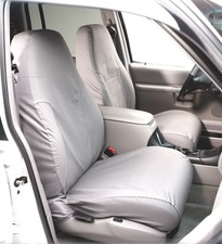 Covercraft SS2459PCCH Polycotton SeatSaver Front Row Seat Covers - Charcoal NEW
