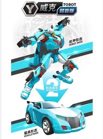 Tobot Galaxy R X Y Transforming Convert Car to Robot Action Figure Toy Boy Gifts
