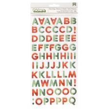 Mittens  Mistletoe Thickers Stickers 146/Pkg-Warm  Cozy Alphabet - 3 Pack