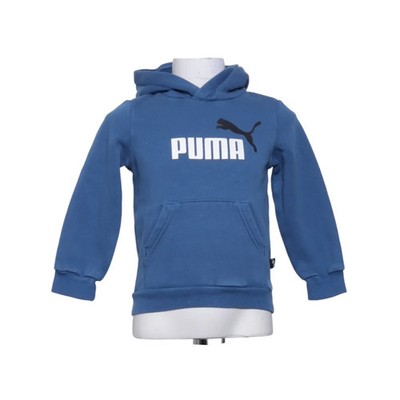 Puma, Kapuzenpullover, Größe: 104, Blau, Baumwolle/Elasthan, Einfarbig #DJL
