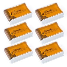 Rosin, Violin Rosin 6 Pack Cello Viola Rosin for Violin Bow, Light Low Dust R
