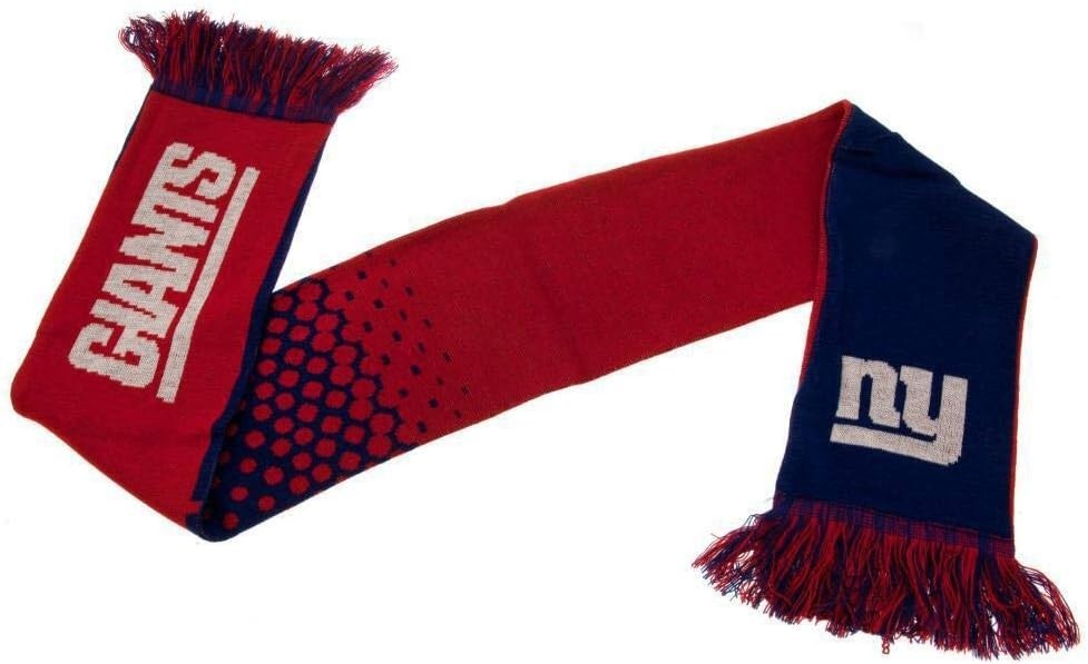 New York Giants Scarf NFL Fade Design Official Licensed Xmas/Birthday Gift