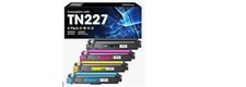TN227 Toner Cartridge, High Yield - 4-Pack B/C/M/Y