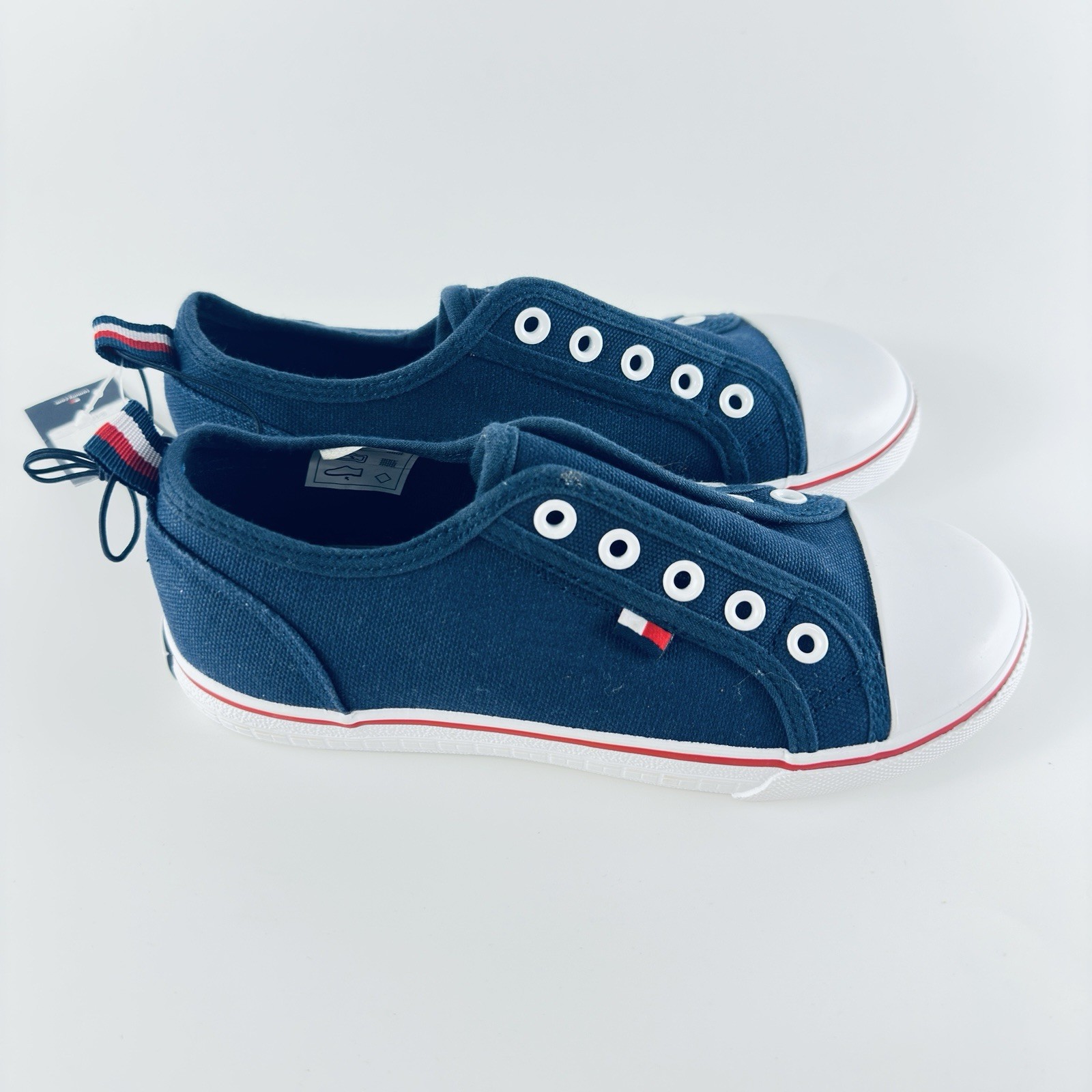 Tommy Hilfiger Kids Laceless Trainers Size UK 12.5 EUR 30.5 13Y TZ001048410 image 2