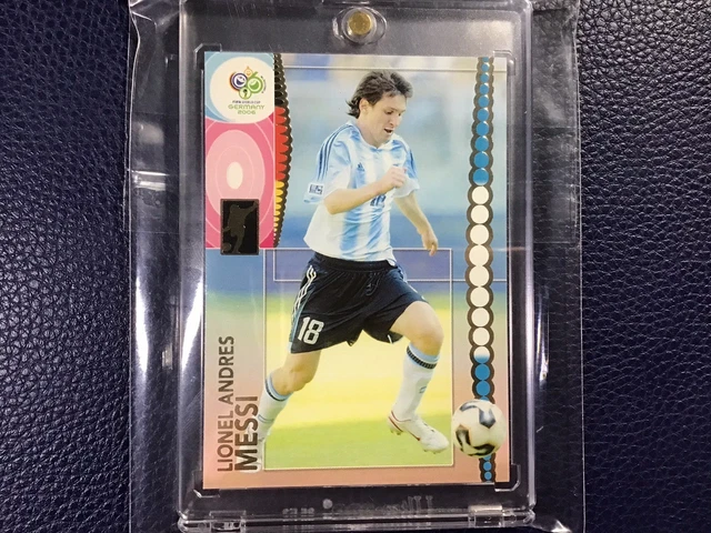 Lionel Mess2006 Panini World Cup Soccer Germany RC ROOKIE #47 ( THE GOAT )
