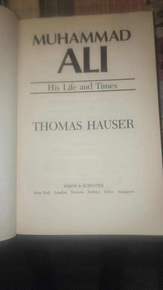 MUHAMMAD ALI His Life and Times Autographed Copy First Edition - Image 2 of 4