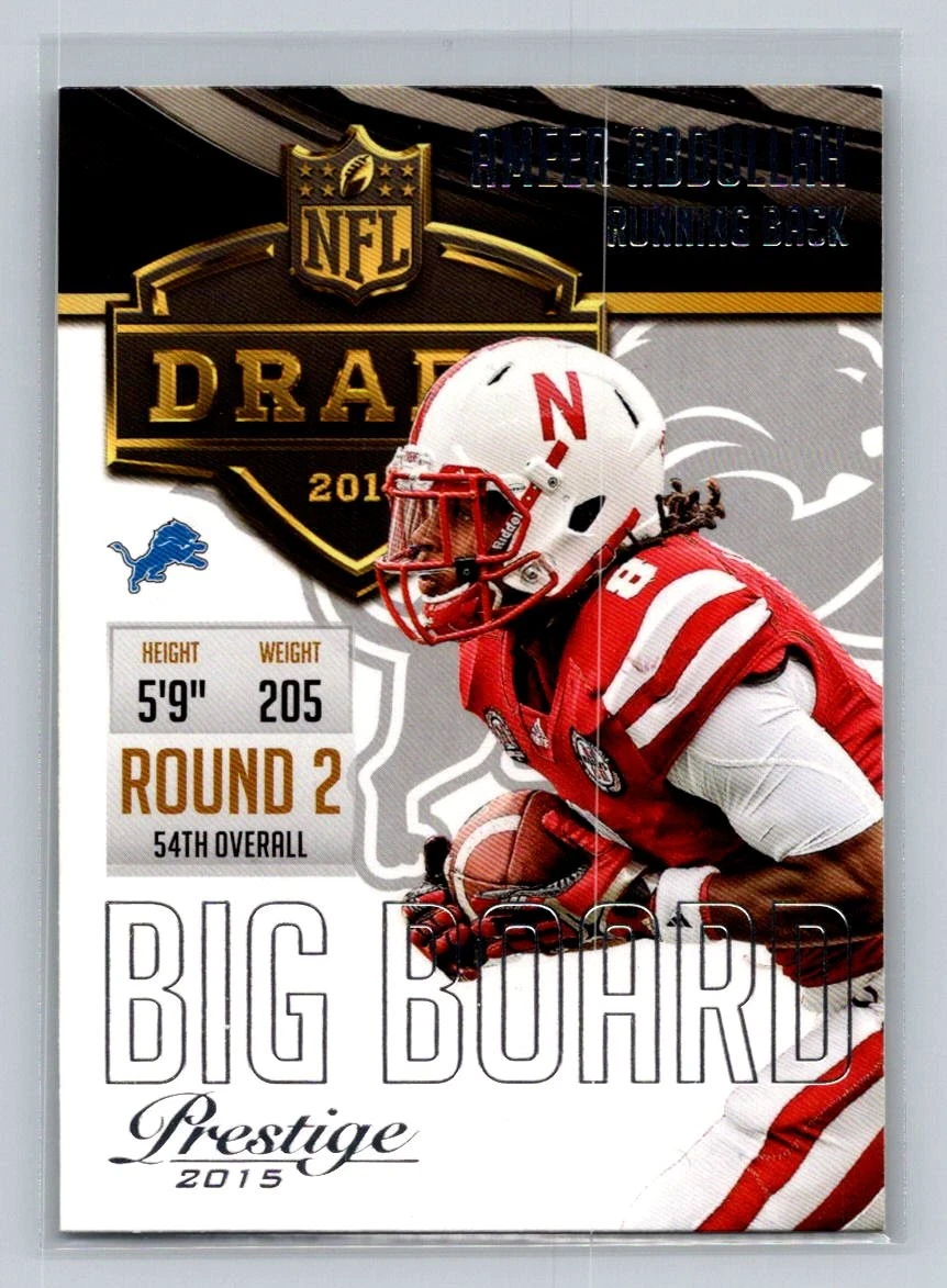 Ameer Abdullah Panini Prestige Draft Big Board #8 Base