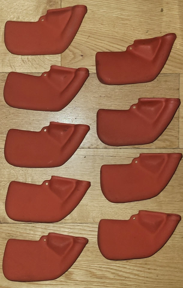 ¡Juego de 9! Cubiertas para cabeza de palos de golf Castle Bay de goma roja # PW, 2,3,4,5,6,7,8,9 Foto 3 de 4