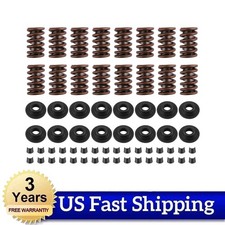 64pcs Valve Springs Kit W Steel Retainers Locks For Chevy Sbc 350400z28