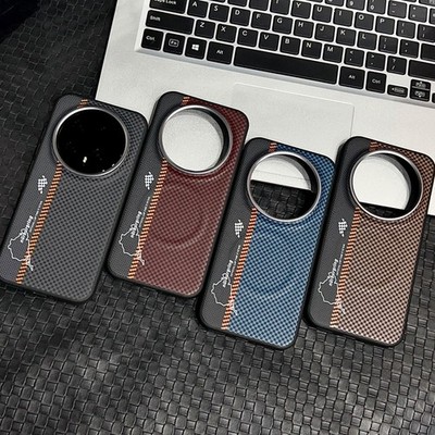 For Honor Magic8 Pro, Phone Case Hybrid Armor Leather Magnetic Back Cover Case