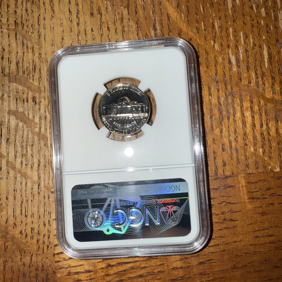 1957 Proof Jefferson Five Cent Nickel - NGC PF68 - Image 2 of 2