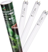 3-Pack UVB Reptile Light 10.0 Bulb 15W T8 Fluorescent Desert Lamp UVA