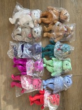 Lot of 75 Beanie Babies All With Tags Kept In A Smoke Free Home. List Included