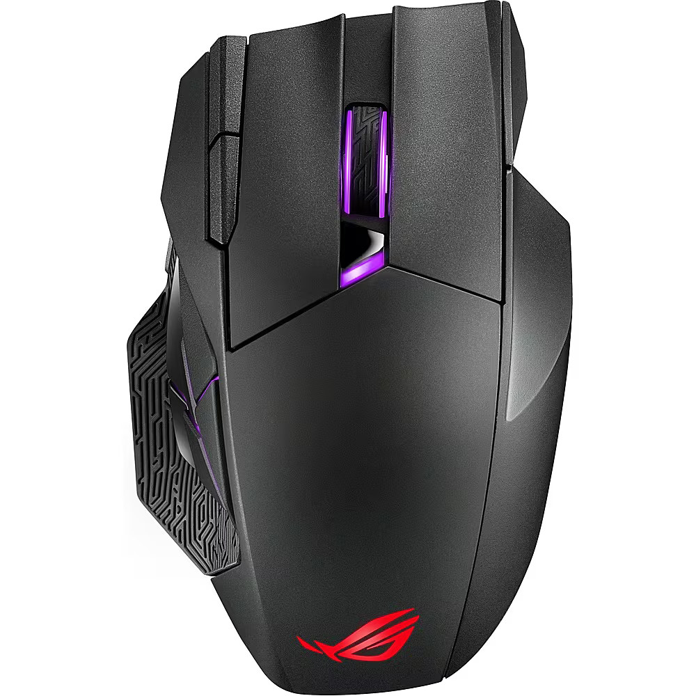 ASUS - ROG Spatha X Optical Gaming Mouse with 12 Programmable Buttons and Mag...