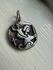 Retired James Avery St. Christopher Medallion 7.7g Cross Sword Sterling Pendant — photo 1