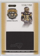 2010 Razor US Army All-American Bowl Jersey Swatch 118/150 Shakim Phillips 0ry1