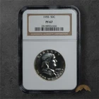 1955 Franklin Proof Half Dollar 50C - NGC PF 67 - Philadelphia