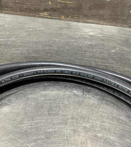 Alpha Wire E64067-L 518064 Shielded 1000v Motor Supply Cable Wet/Dry NEW - Picture 5 of 6
