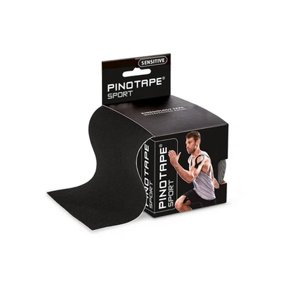 Pinotape Sensitive Kinesiologie Schwarz 10 cm x 5 m - XXL