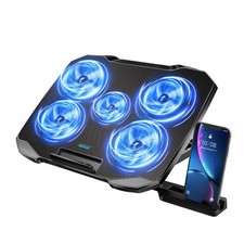 Base Refrigerante Para Laptop 15.6 Pulgadas Con 5 Ventilador Soporte De Tel fono