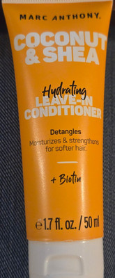 MARC ANTHONY Coconut & Shea Hydrating Leave-In Conditioner 1.7 Oz New No Box