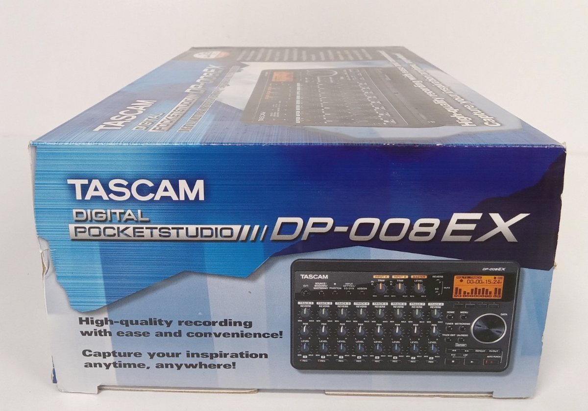TASCAM DP-008EX 8-track Digital Portastudio and SD Recorder with