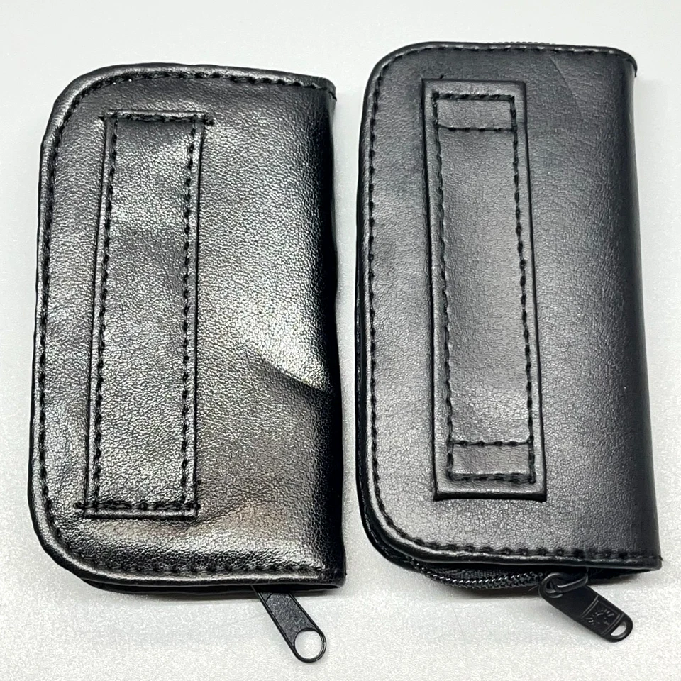 2 x Digital Memory SD Card Holder Cases Targus Case Logic Black Faux Leather - Image 4 of 4