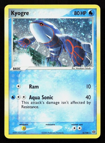 KYOGRE 6/106 Pokemon EMERALD