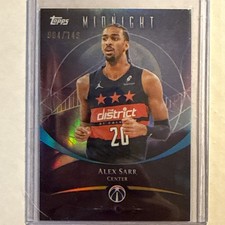 2025-26 Topps Midnight Alex Sarr Twilight Refractor 004/149