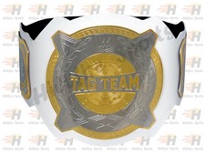 Women's Tag Team Championship Wrestling Replica Title Belt Brass Adult Size