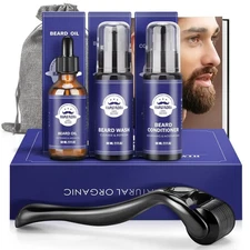 Mens Gifts - Beard Kit for Winter Self-Care, Ideal for Men's Daily Grooming Rout