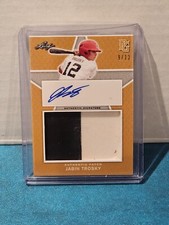 2020 Leaf Perfect Game National Showcase Gold /12 Jabin Trosky Patch Auto