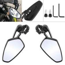 For 250 390 690 2X Motorcycle 7/8" Handle Bar End Mirrors Rear View Wing Mirror