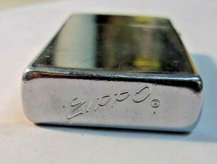 Vintage 1962 ZIPPO SLIM FLAT BOTTOM LIGHTER - Personalized