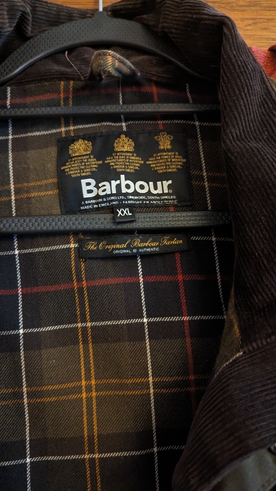 mens barbour international wax jacket xxl eBay