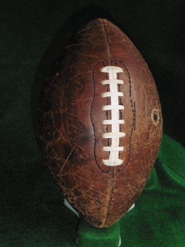 Vintage' Rawlings Old Leather Football, A40 Model 1960's ...!