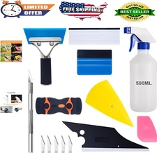 9 Pcs Car Window Tint Tools Kit - Squeegee & Film Scrapers for Smooth Install...