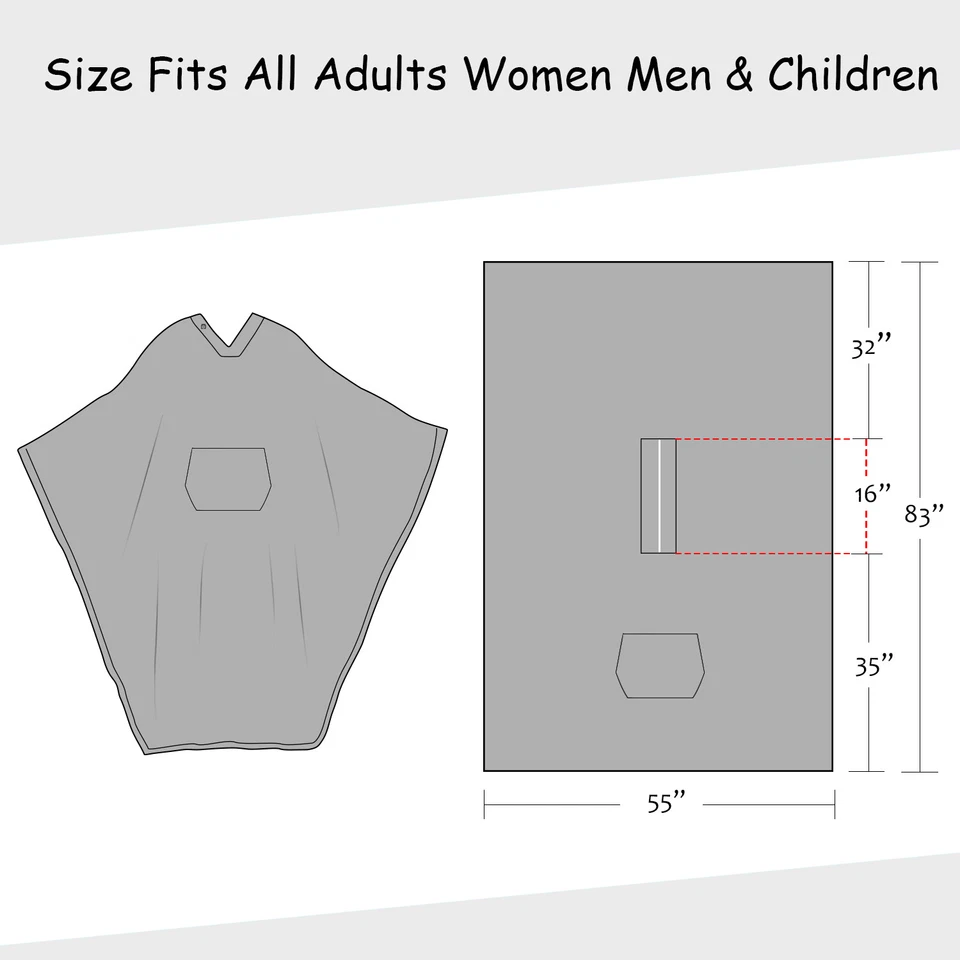 Wearable Blanket Sweatshirt with Pocket Fleece Oversized Fluffy Sherpa Robe - Image 2 of 4