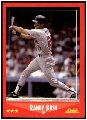 1988 Score #292 Randy Bush NM | eBay