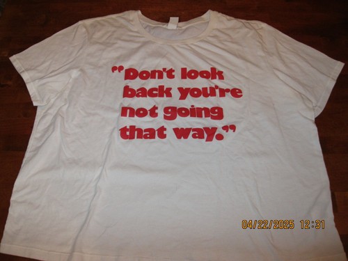H M Don't Look Back You're Not Going That Way T-Shirt XL