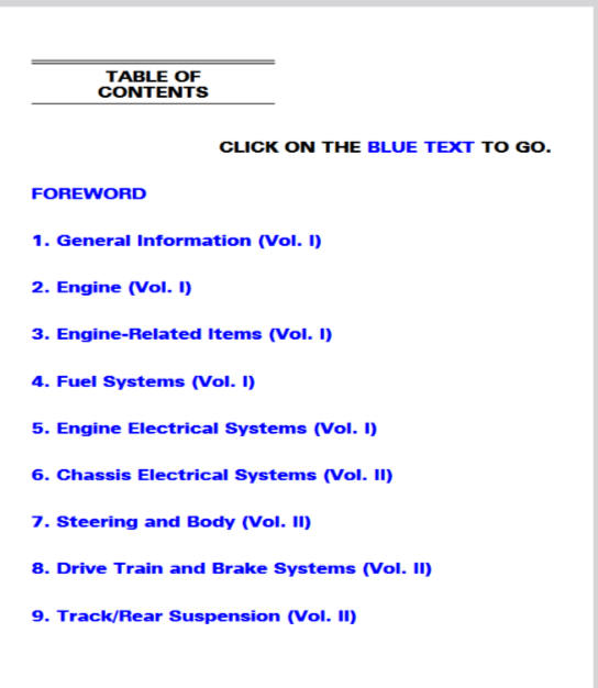 2004 FIRECAT 600 EFI, Sno Pro Snowmobile Arctic Cat Service Manual