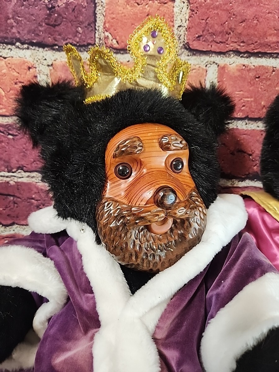 Vintage Raikes Bear King William And Queen Mary ST3 | eBay