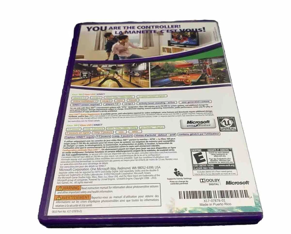 Kinect Adventures! - Manual Included (Xbox 360) [3304] - Image 3 of 4