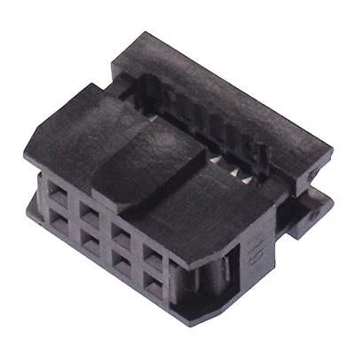 SWITCH ELECTRONICS 10 x 8-Way IDC Cable Mounting Socket 2.54mm Pitch