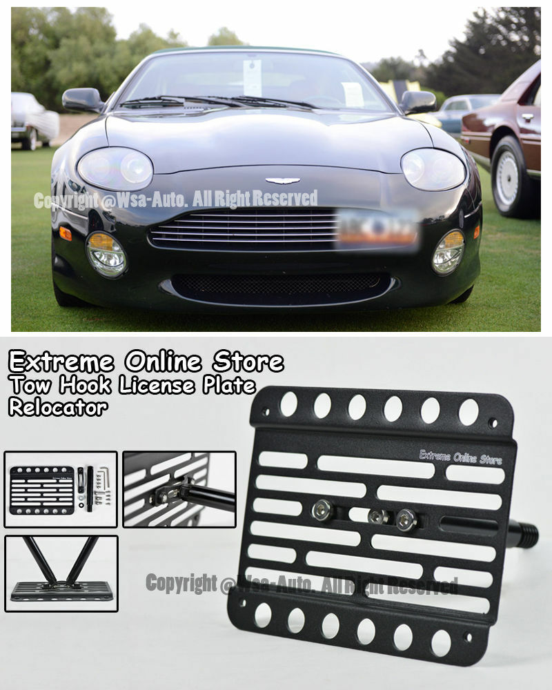 For 00-04 Aston Martin DB7 Vantage Front Tow Hook License Bracket