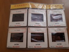 6 Vintage Bartres LESTRADE FRANCE Slides