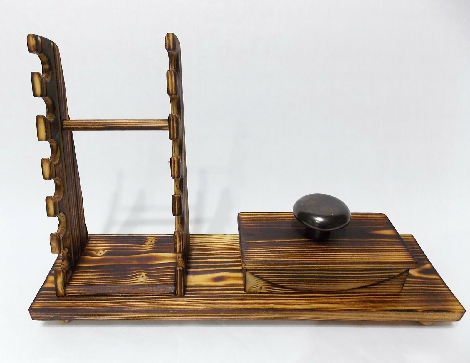 Calligraphy pen stand & ink blotter holder desk top ink fountain etc