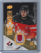 2015-16 Upper Deck Team Canada Juniors Robby Fabbri True North Gold Tag Patch /5