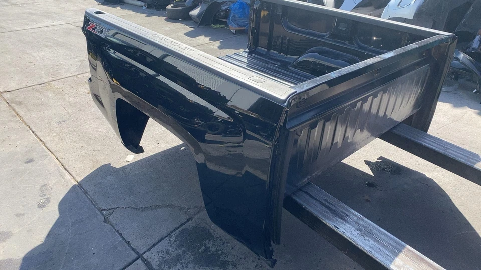 ⭕ Chevrolet Silverado 1500 2014-2018 platón pickup caja 5' 9" negro Foto 3 de 4