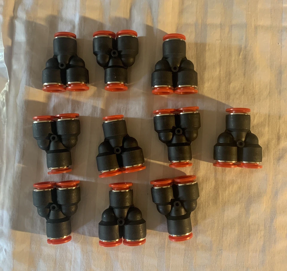 TECHNIFIT 1/2” OD Push to Connect Y Fitting Splitter Union EPY1/2-R (Lot Of 10) - Image 2 of 4